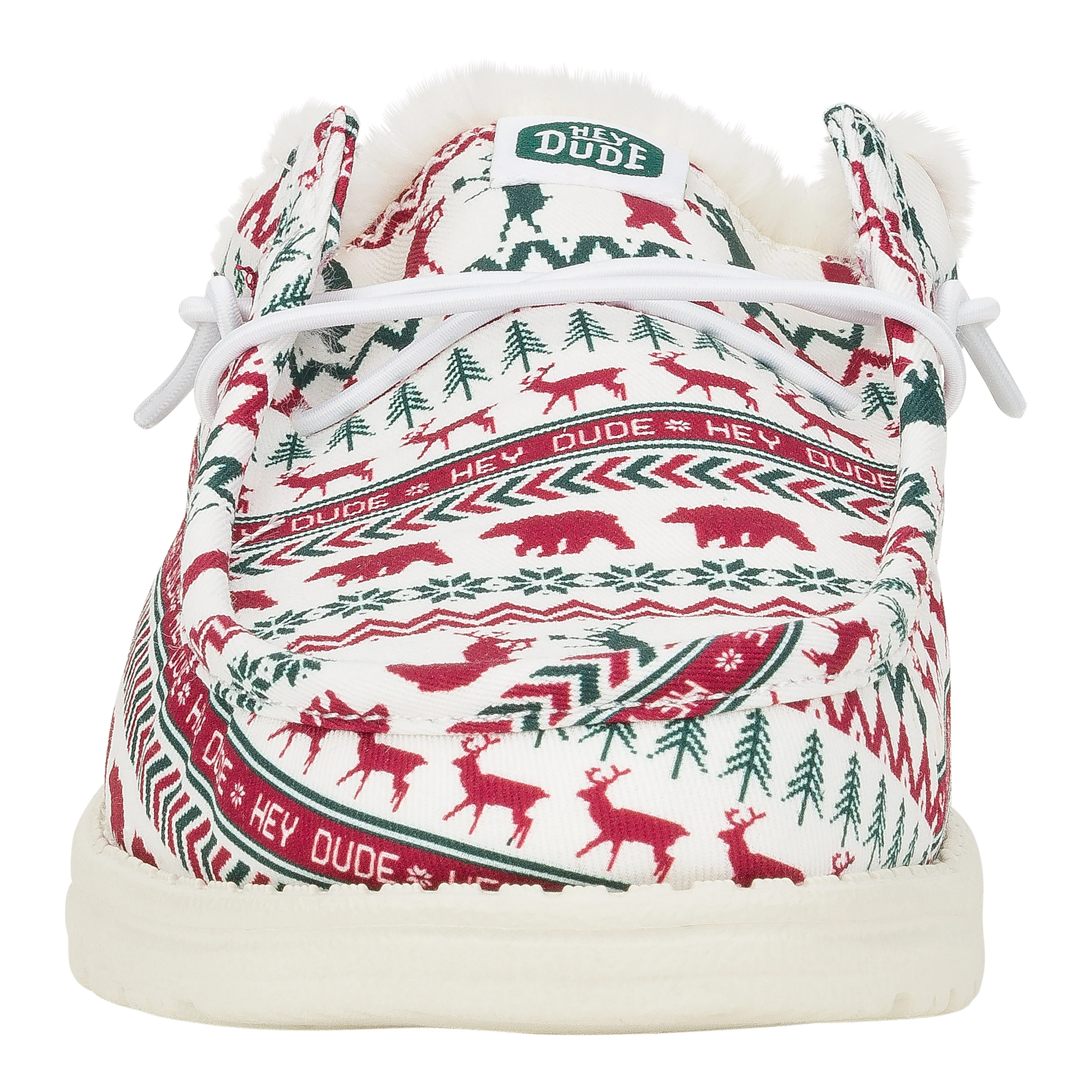 Wally Slip Holiday Cheers - Holiday White/Red