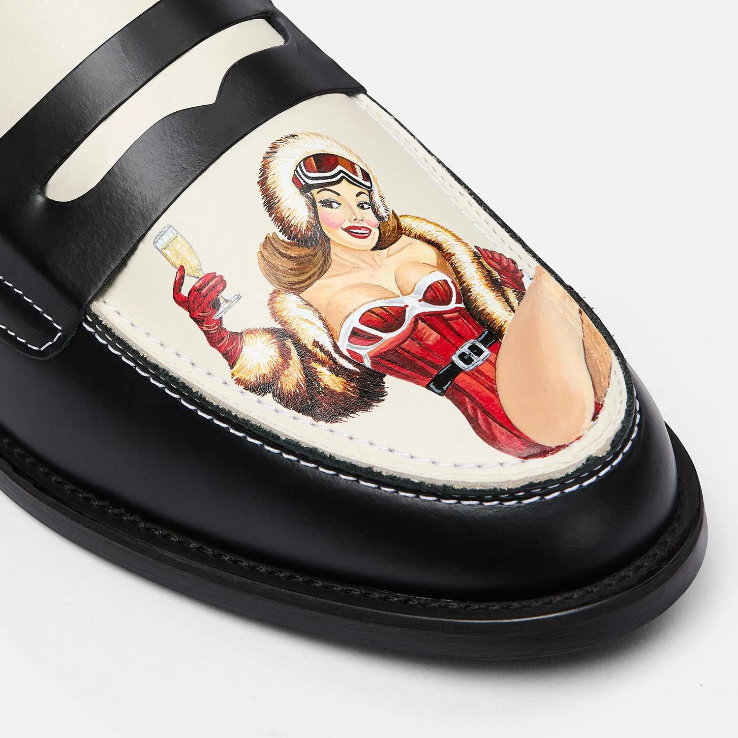 Wilde Hand-Painted Après-Ski Penny Loafer - Women's