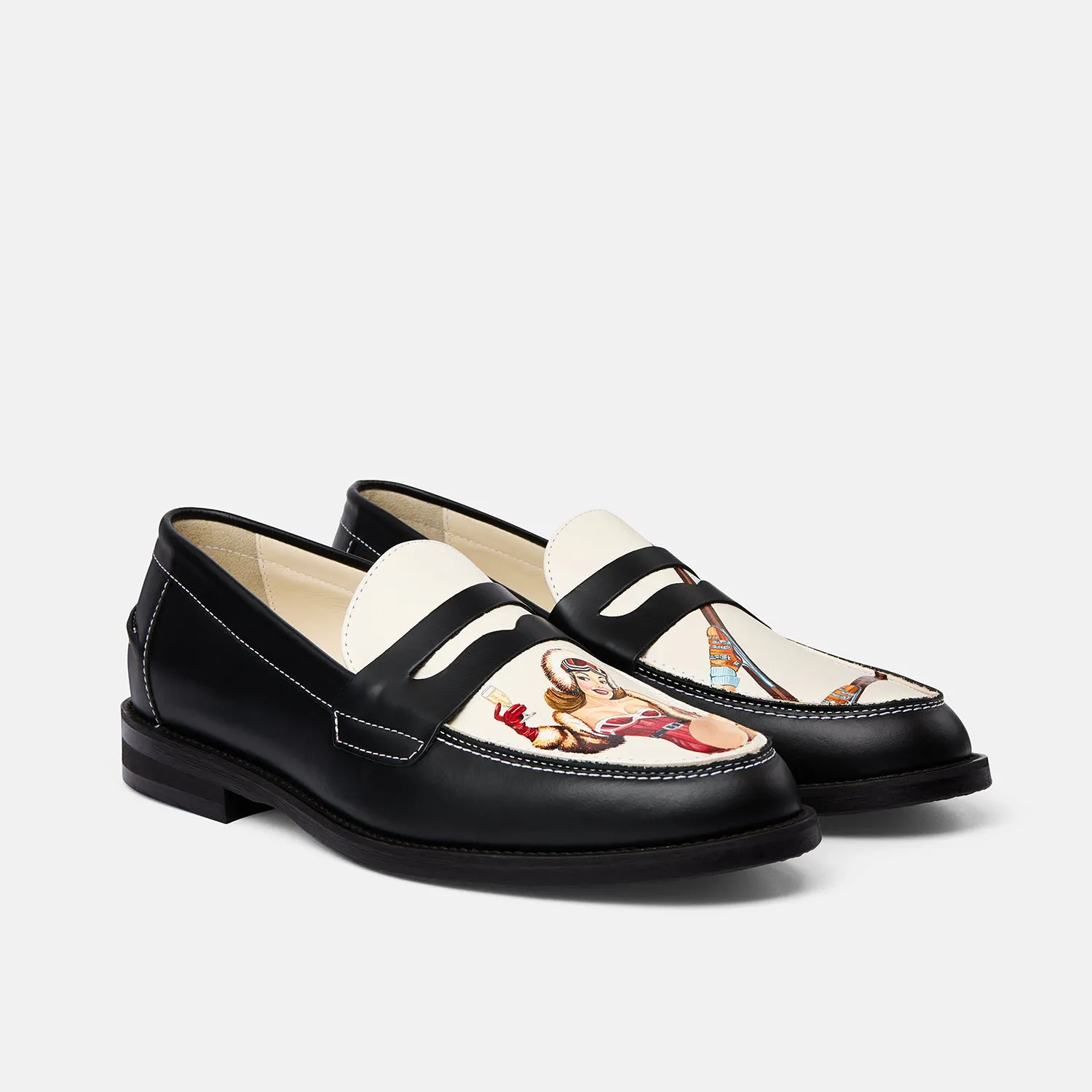 Wilde Hand-Painted Après-Ski Penny Loafer - Women's