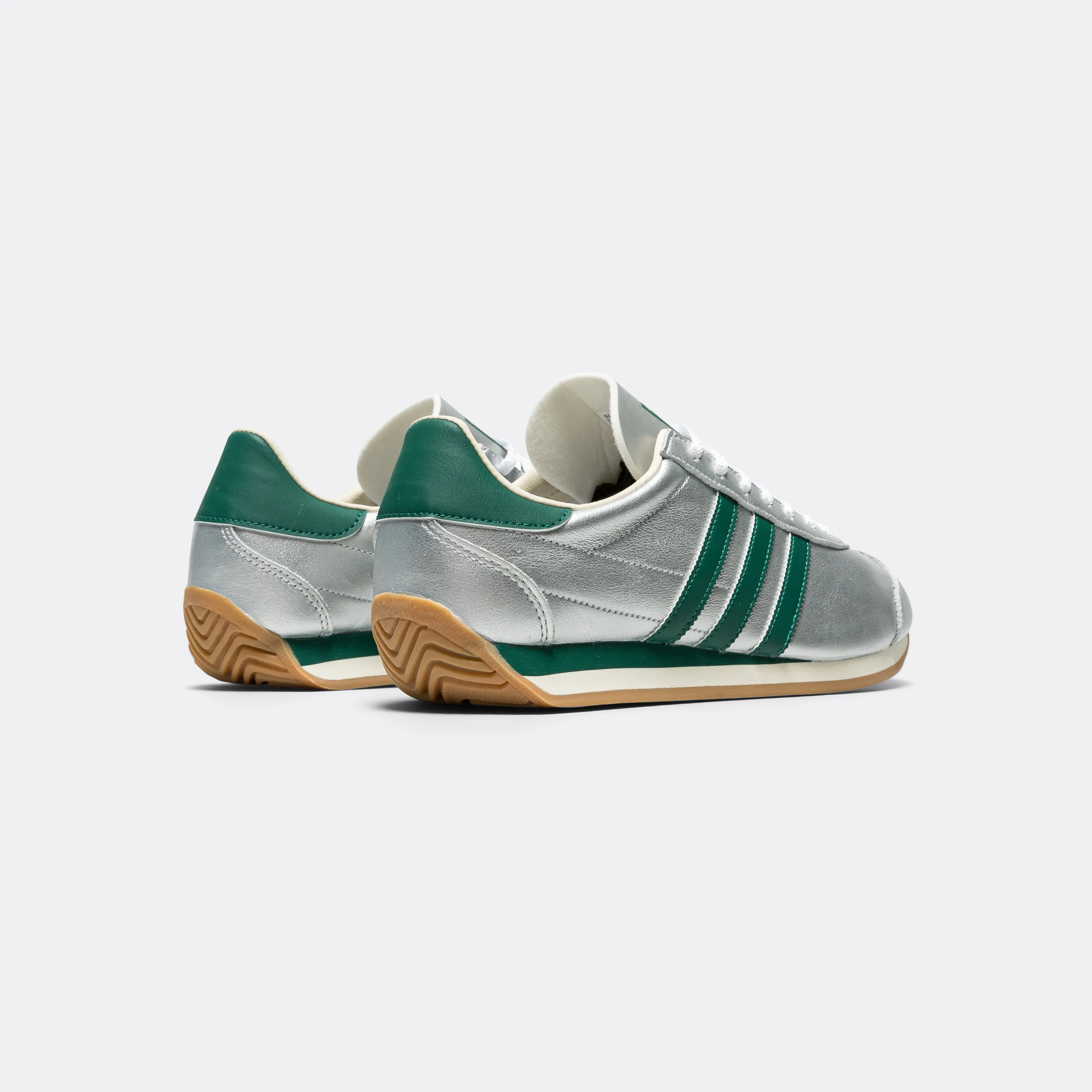 Womens Country OG - Silver Metallic/Collegiate Green