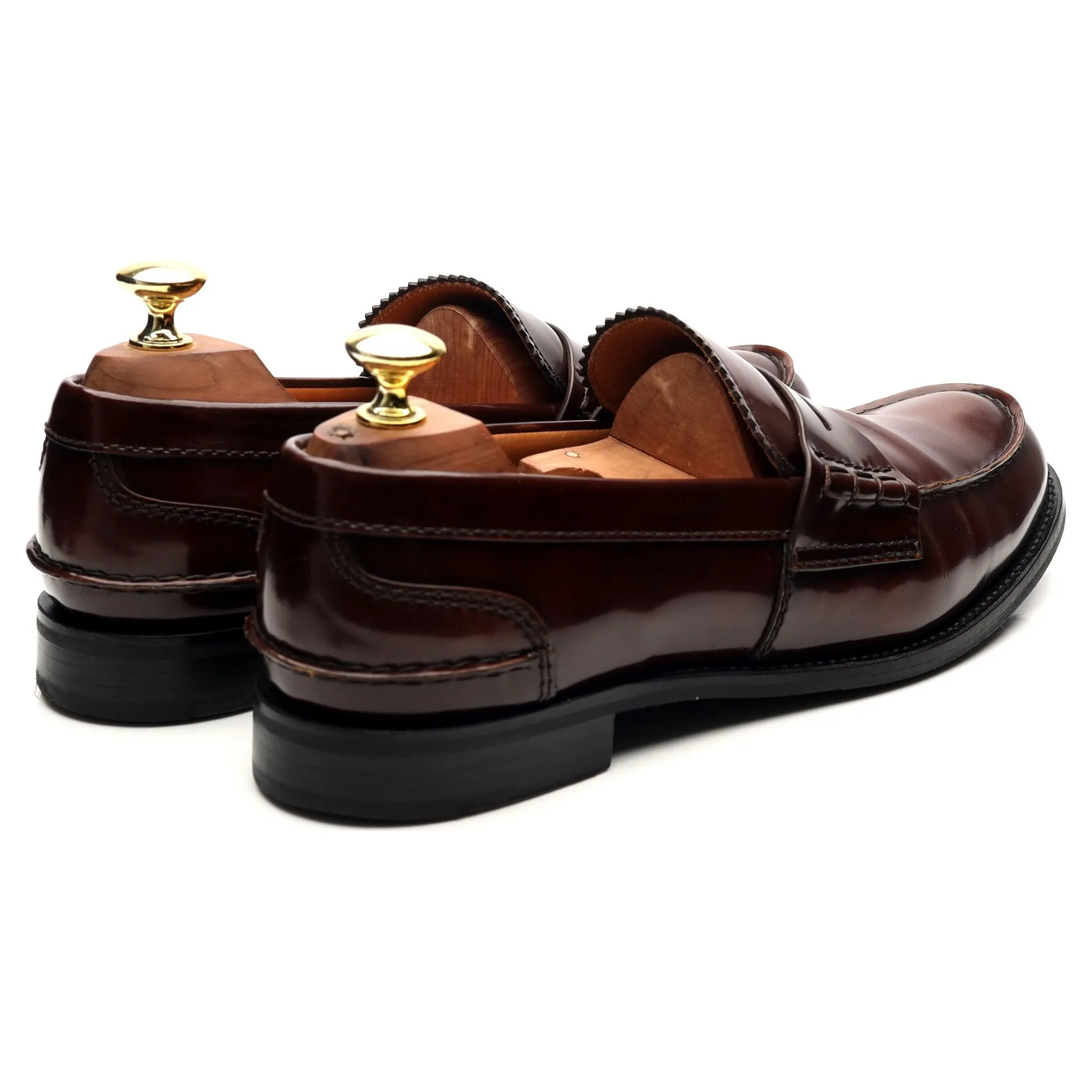 Women's 'Pembrey' Brown Leather Loafers UK 9 EU 42