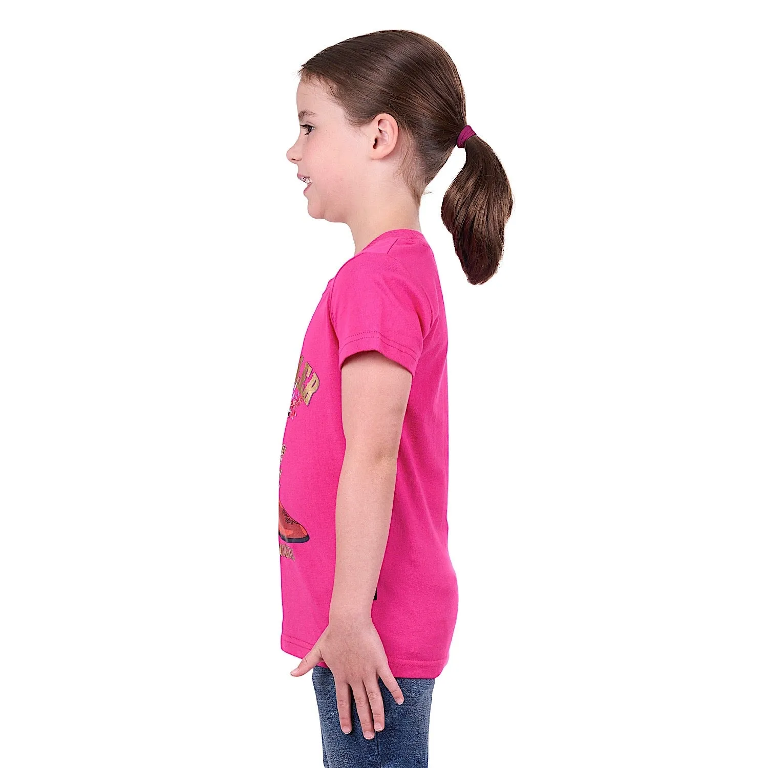 Wrangler Girl's Penny Tee Pink