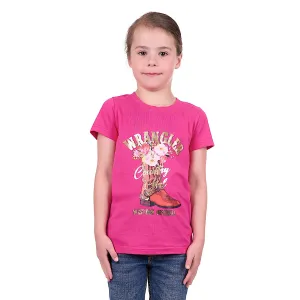 Wrangler Girl's Penny Tee Pink